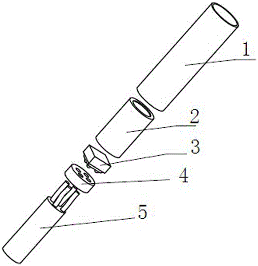 一種超小型內(nèi)窺鏡攝像頭模組的組裝結(jié)構(gòu)的制作方法附圖