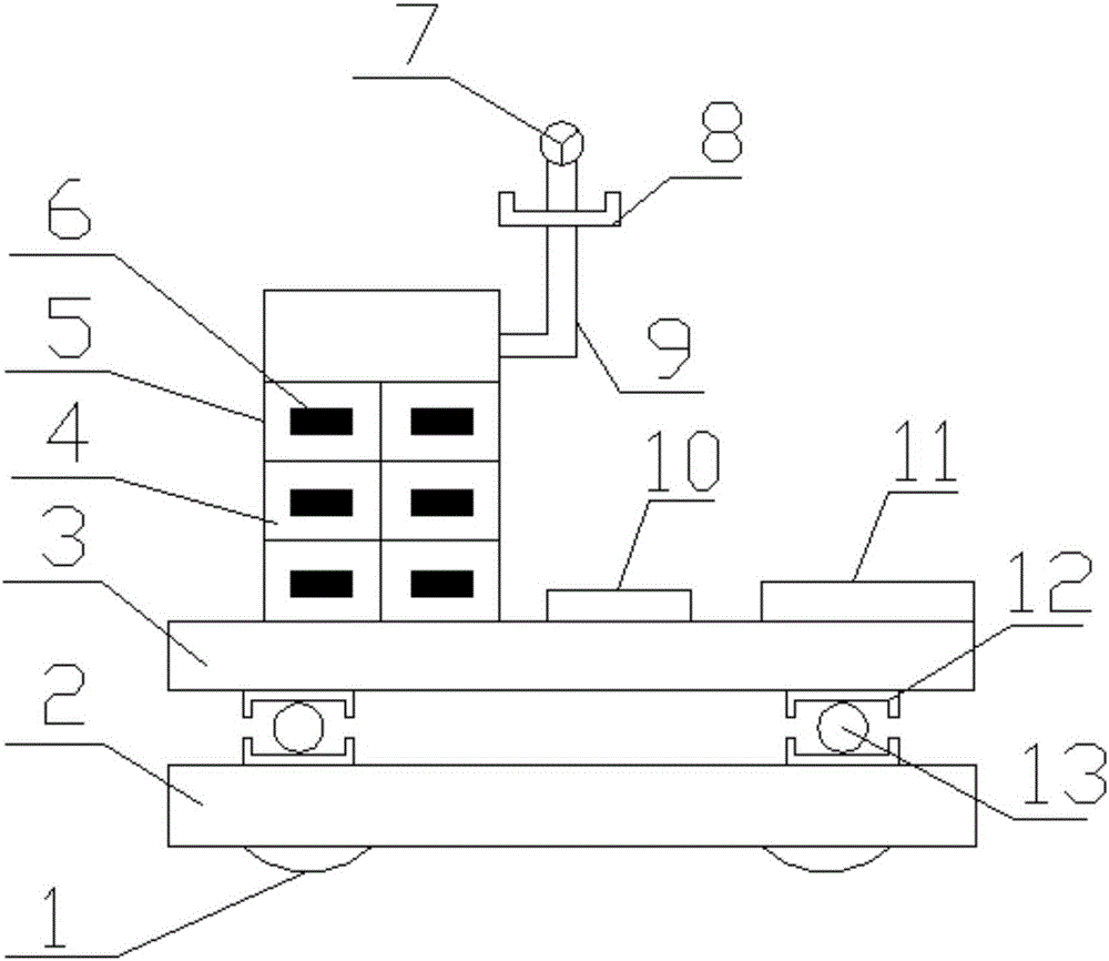 一種建筑工程造價預算用的多功能筆筒的制作方法附圖