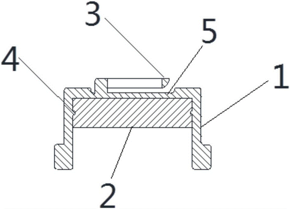 一種無(wú)內(nèi)蓋輸液組合蓋的制作方法附圖