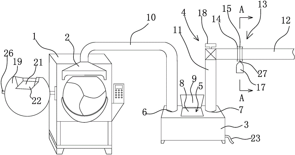 炒藥機(jī)組件的制作方法附圖