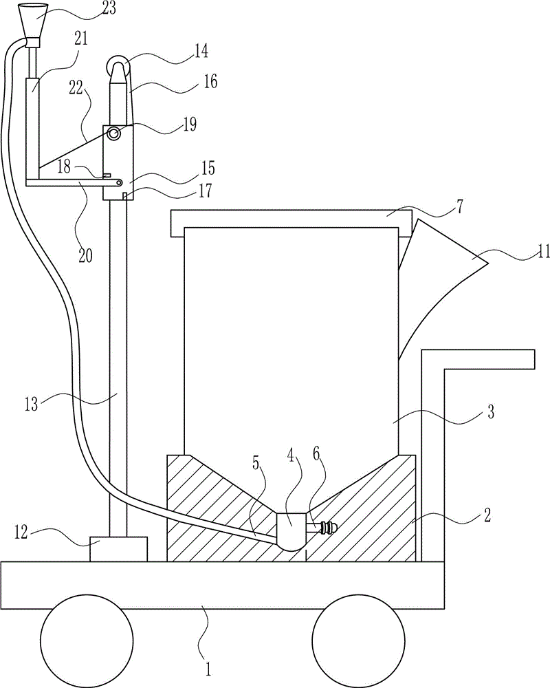 一種建筑用水泥砂漿噴射裝置的制造方法附圖