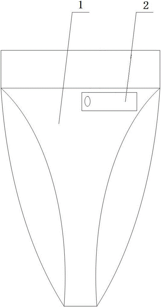 可測量人體溫度的智能定位內(nèi)褲的制作方法附圖
