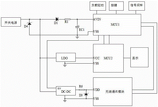 一種智能豆?jié){機用控制電路的制作方法附圖