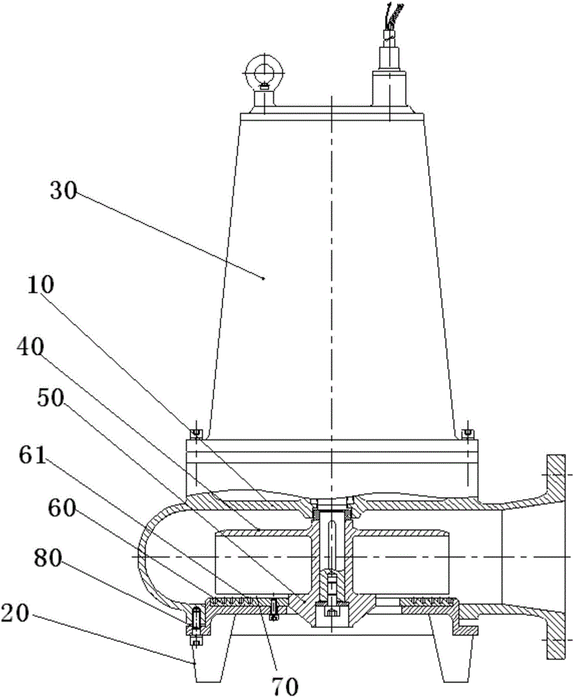 一種切碎型離心式潛水泵的制作方法附圖