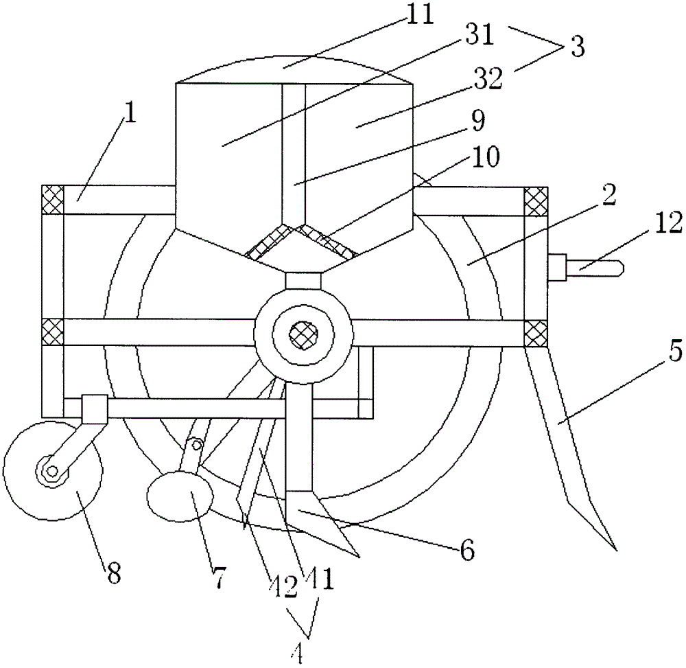 一種玉米自動播種機(jī)的制作方法附圖