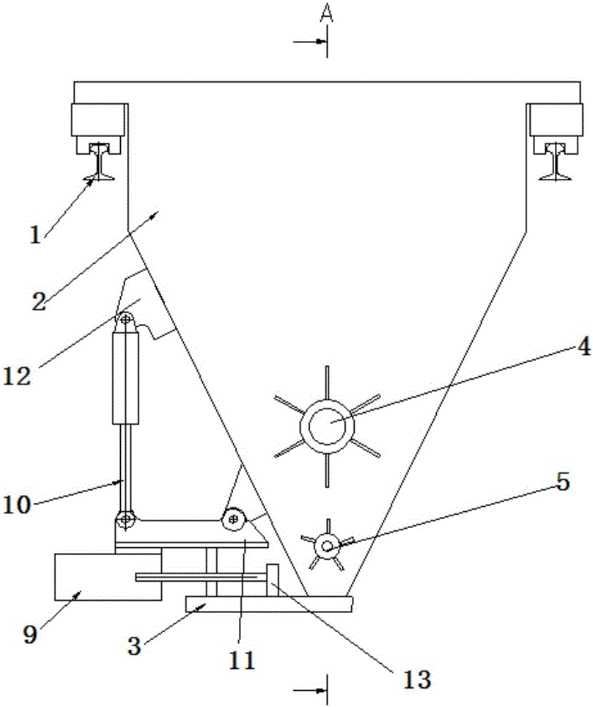 一種有軌自動化布料機的制作方法附圖