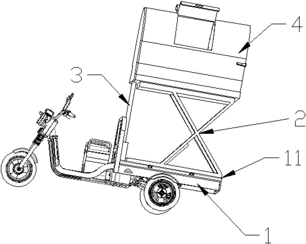 電動垃圾收集車的制作方法附圖