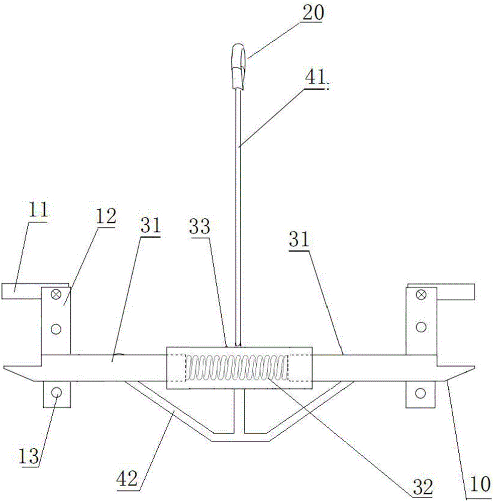 井蓋銑刨機的吊裝夾具的制作方法附圖